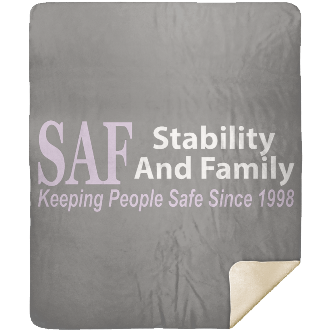 SAF - Premium Mink Sherpa Blanket 50x60