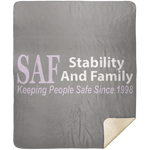 SAF - Premium Mink Sherpa Blanket 50x60