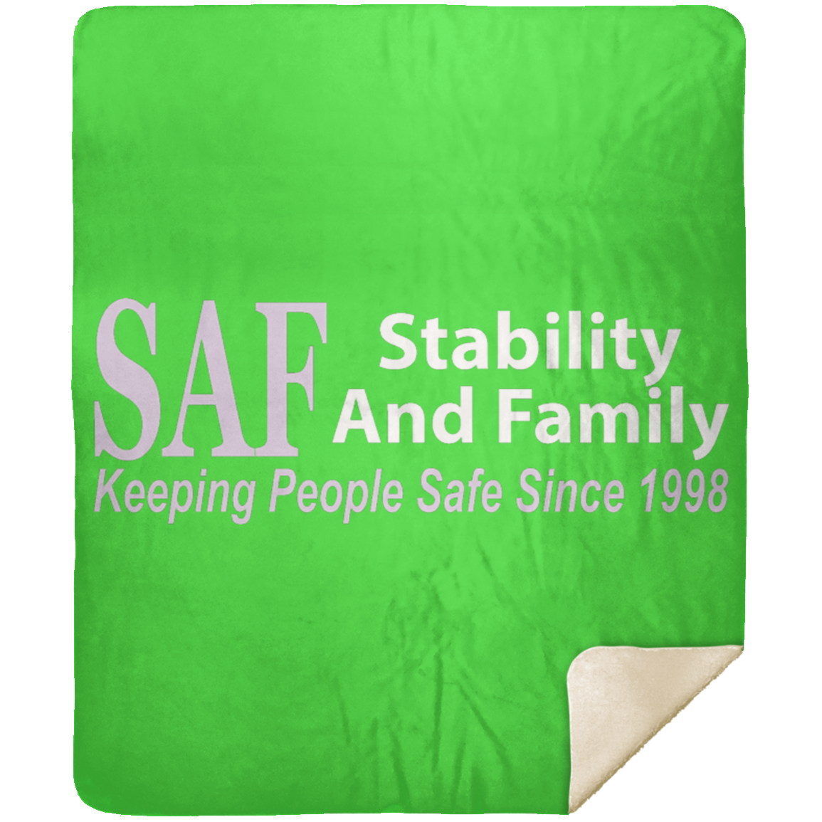 SAF - Premium Mink Sherpa Blanket 50x60