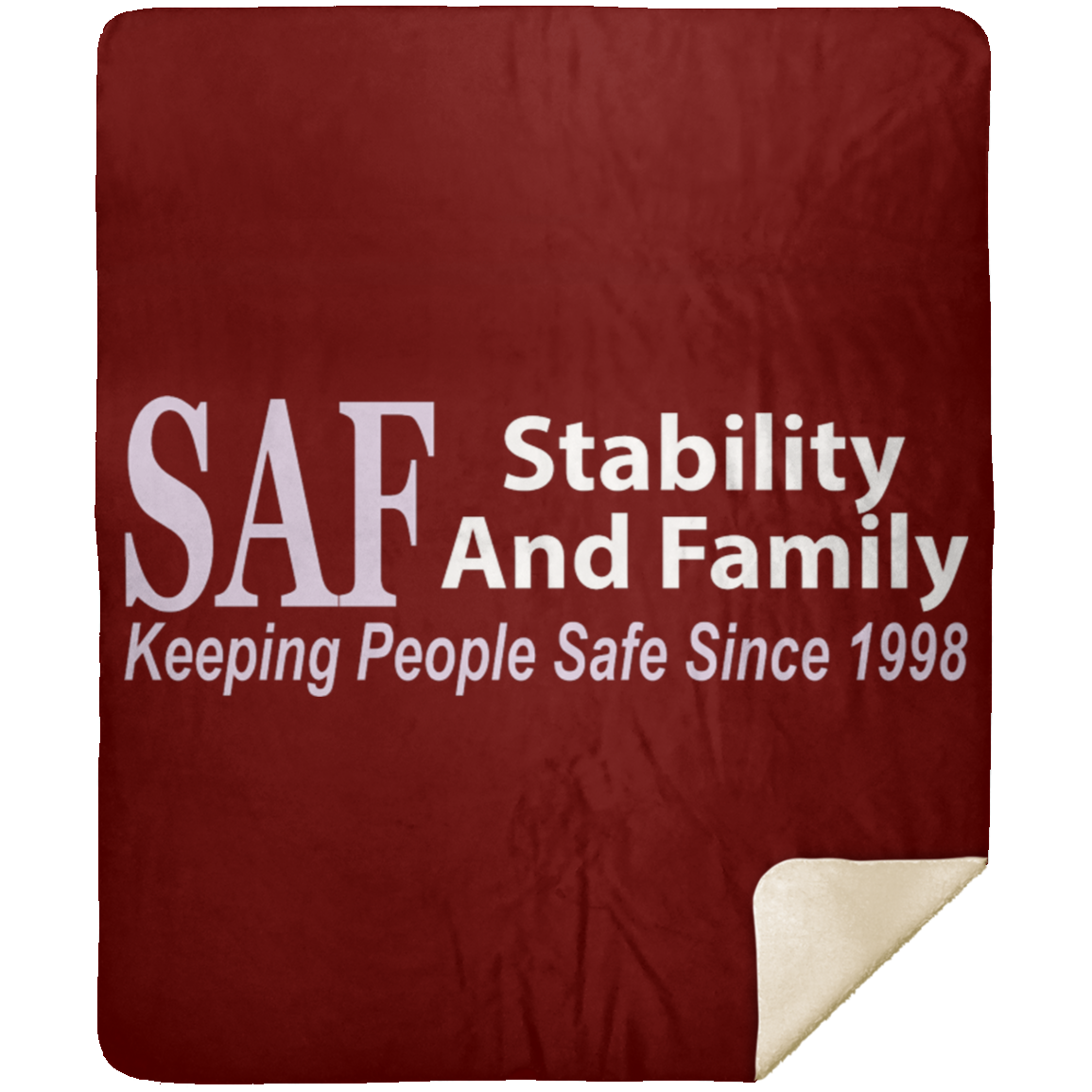 SAF - Premium Mink Sherpa Blanket 50x60