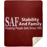 SAF - Premium Mink Sherpa Blanket 50x60