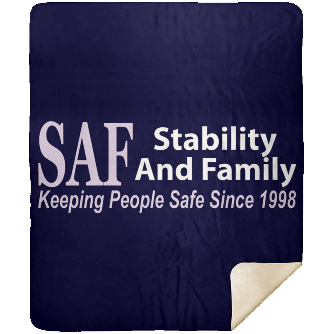 SAF - Premium Mink Sherpa Blanket 50x60