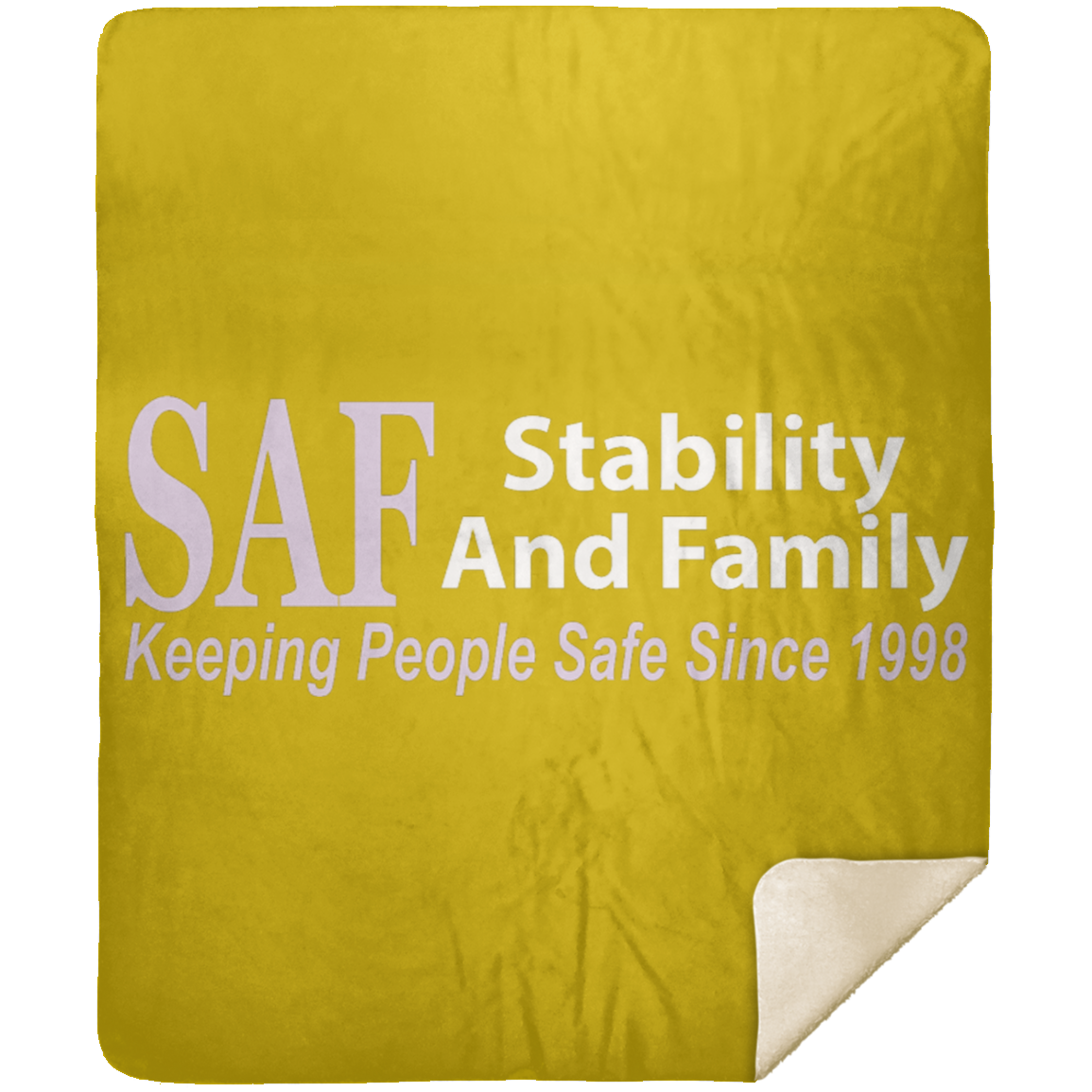 SAF - Premium Mink Sherpa Blanket 50x60