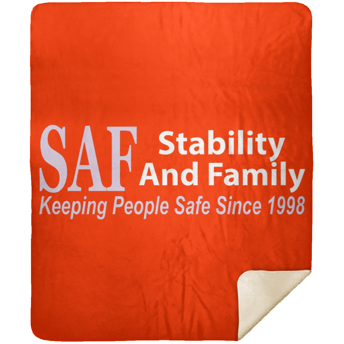 SAF - Premium Mink Sherpa Blanket 50x60