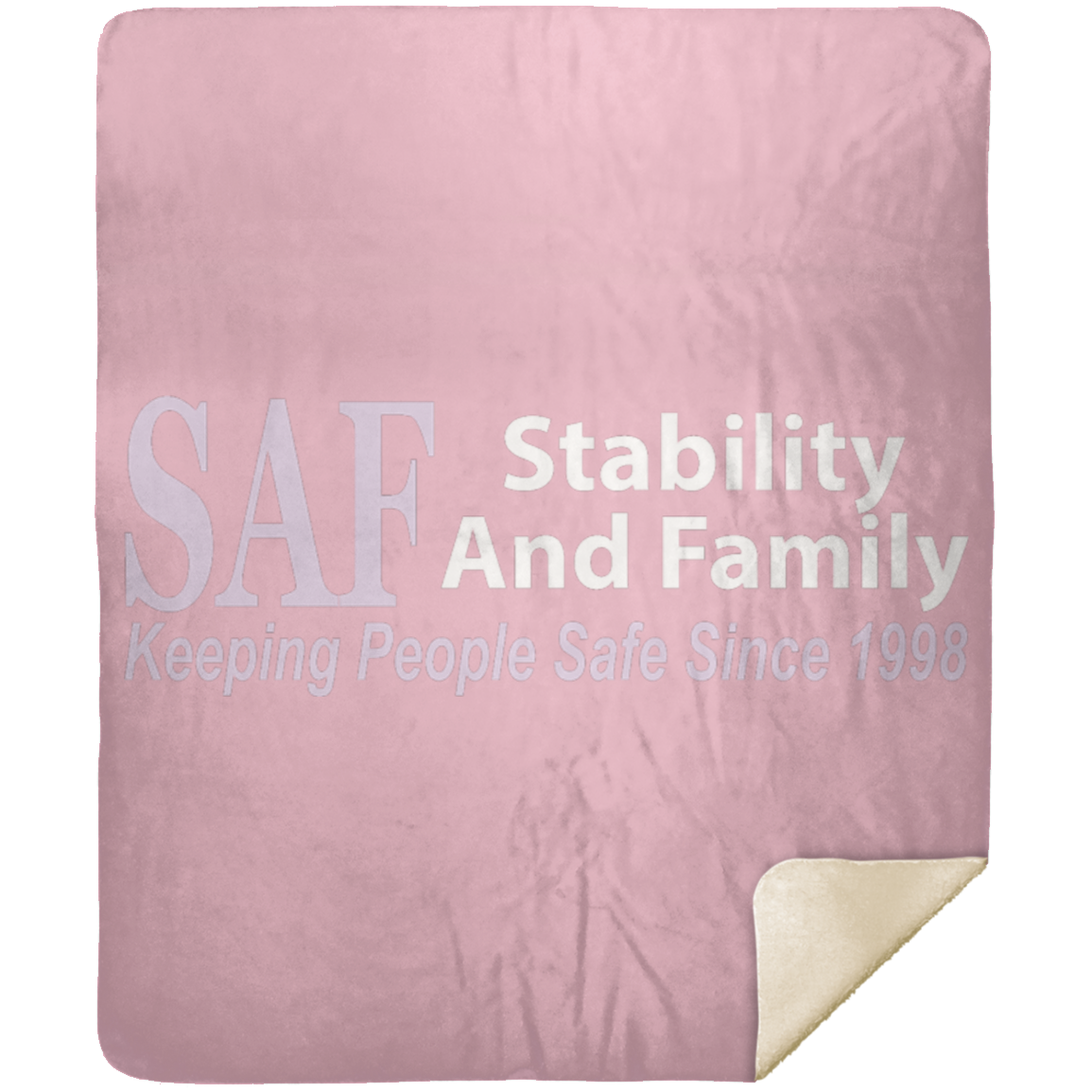 SAF - Premium Mink Sherpa Blanket 50x60