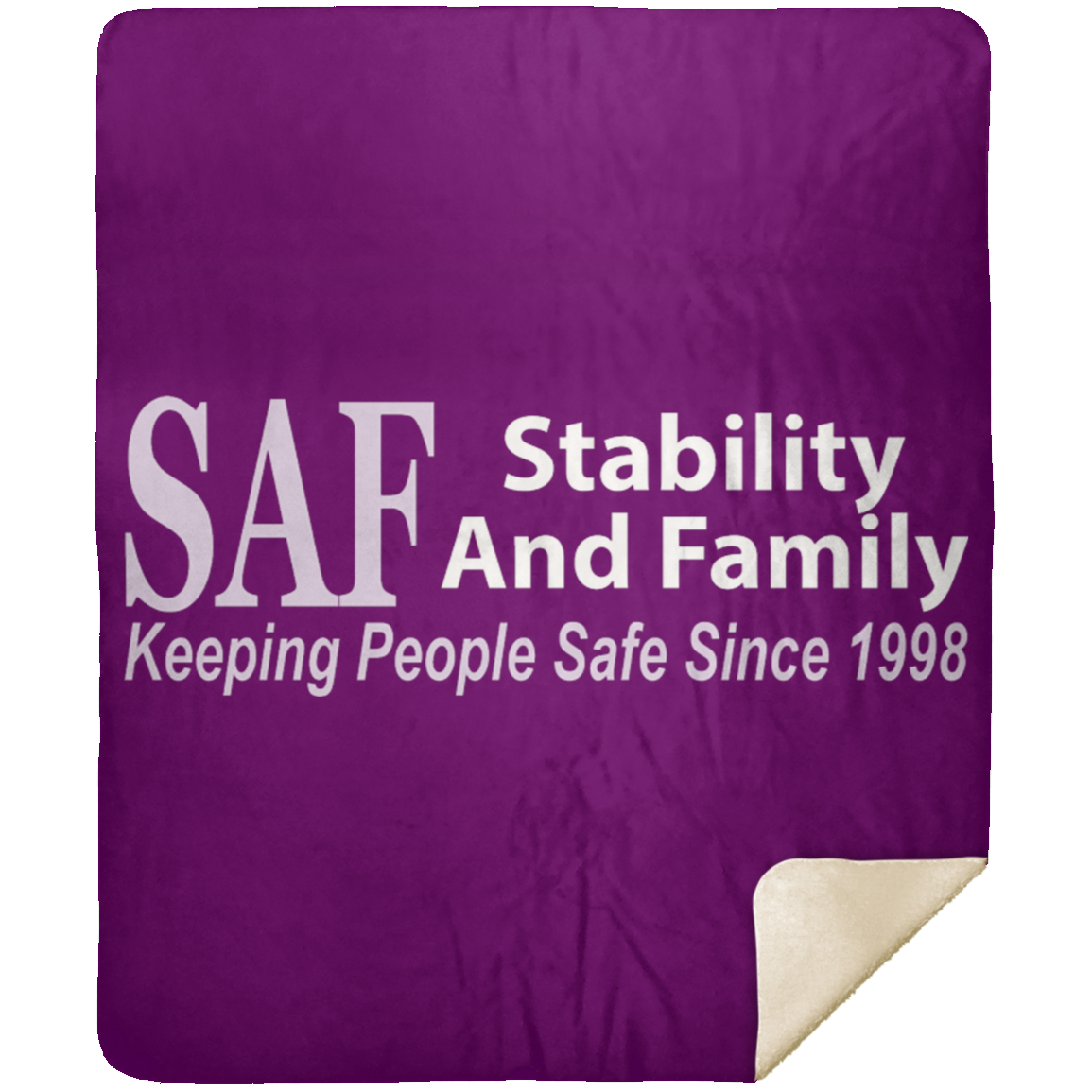 SAF - Premium Mink Sherpa Blanket 50x60