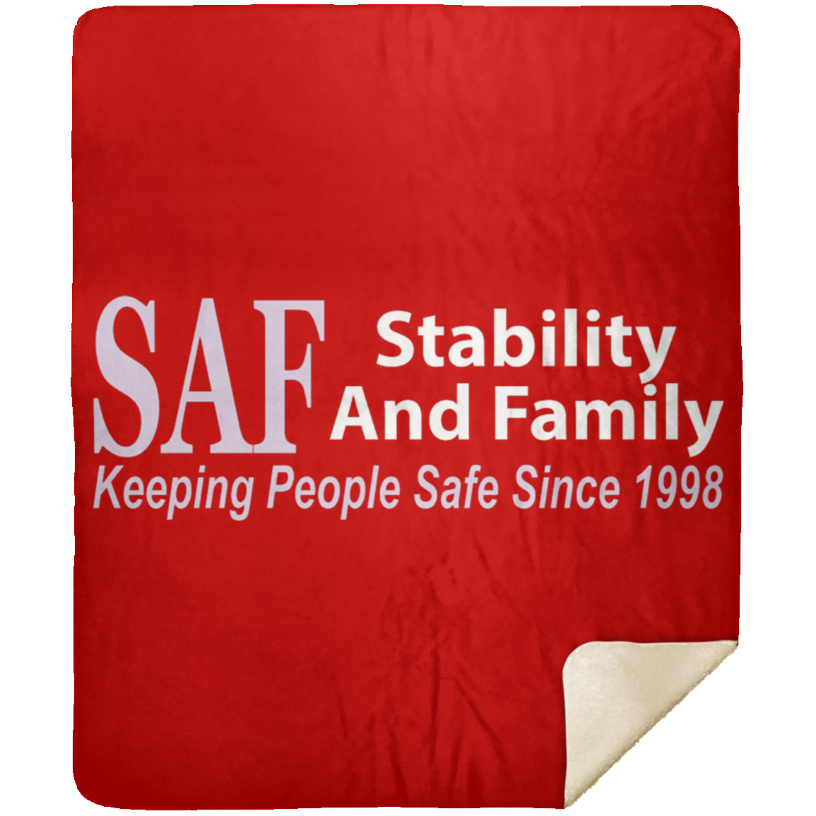 SAF - Premium Mink Sherpa Blanket 50x60