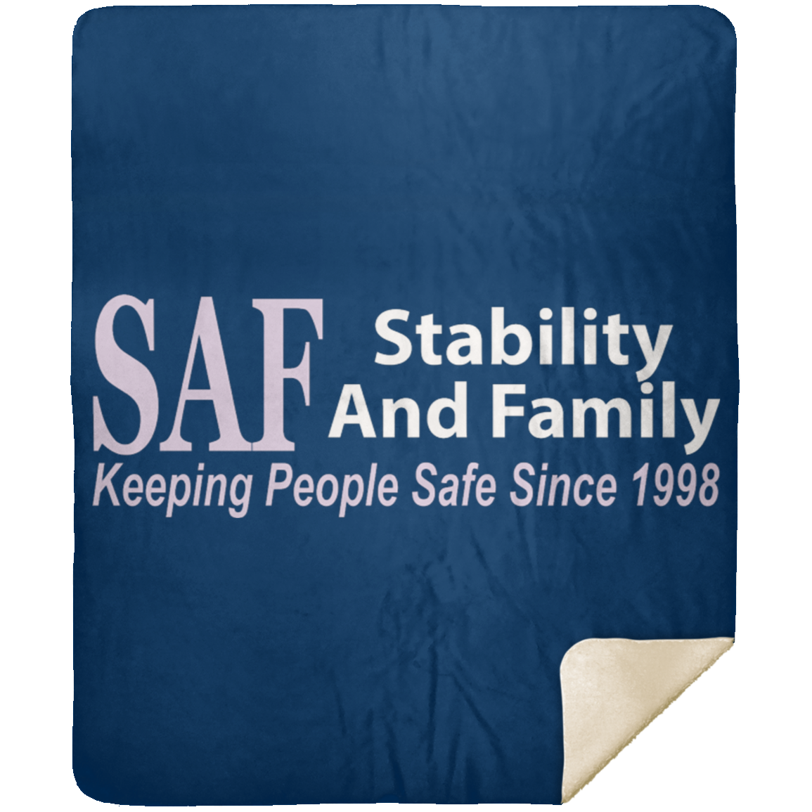 SAF - Premium Mink Sherpa Blanket 50x60