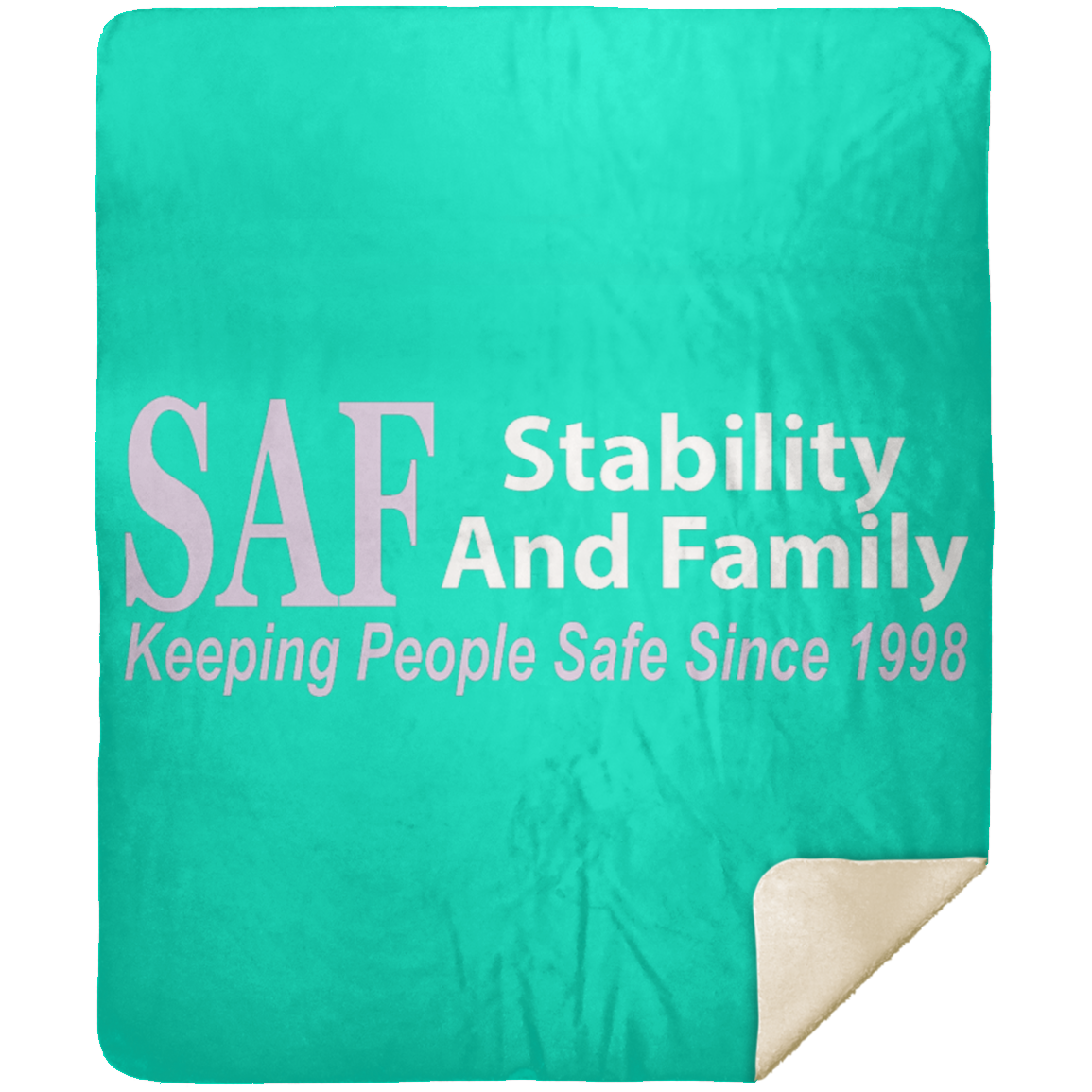 SAF - Premium Mink Sherpa Blanket 50x60