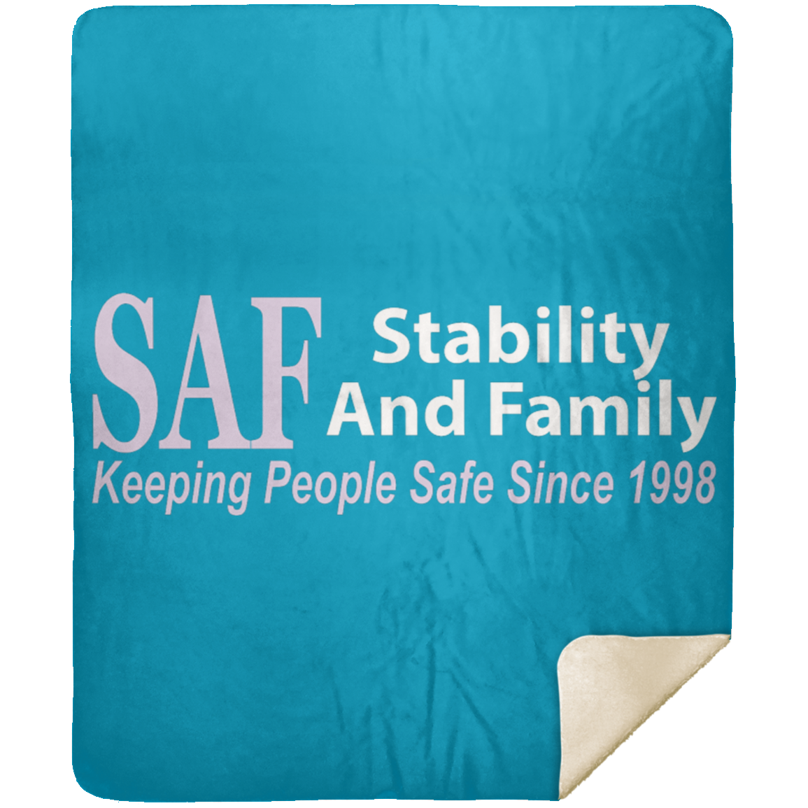 SAF - Premium Mink Sherpa Blanket 50x60