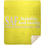 SAF - Premium Mink Sherpa Blanket 50x60