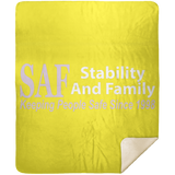 SAF - Premium Mink Sherpa Blanket 50x60
