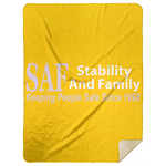 SAF - Premium Mink Sherpa Blanket 60x80