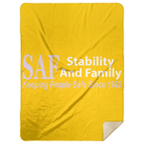 SAF - Premium Mink Sherpa Blanket 60x80