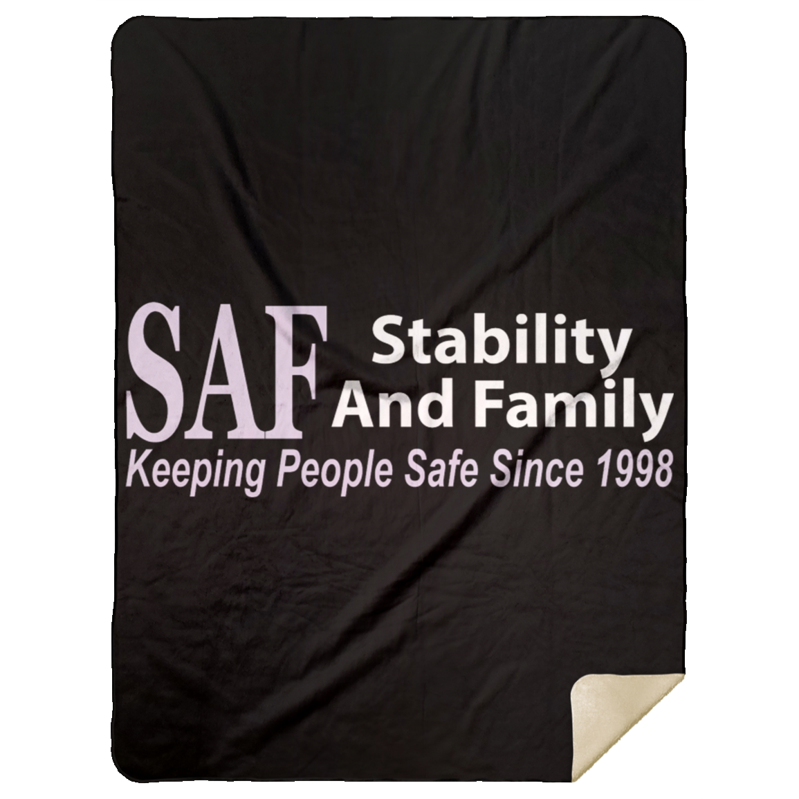 SAF - Premium Mink Sherpa Blanket 60x80