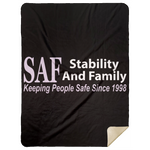 SAF - Premium Mink Sherpa Blanket 60x80