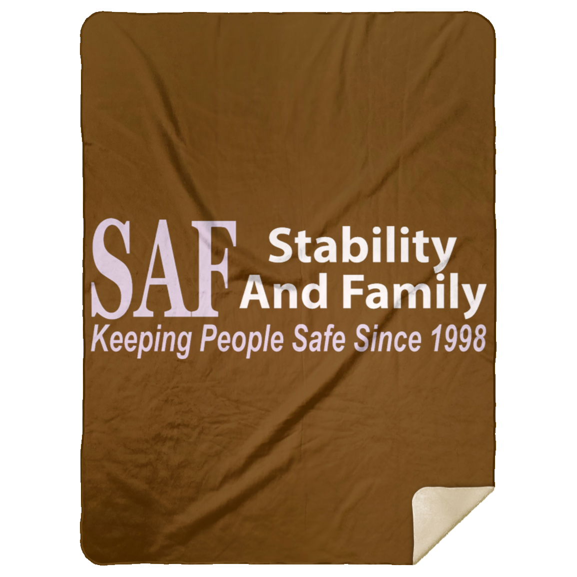 SAF - Premium Mink Sherpa Blanket 60x80