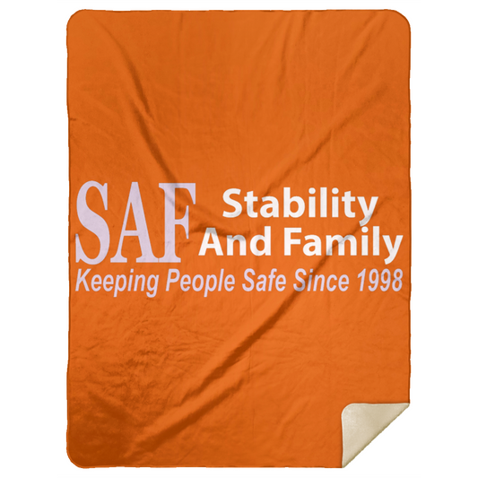 SAF - Premium Mink Sherpa Blanket 60x80