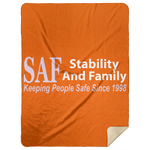 SAF - Premium Mink Sherpa Blanket 60x80