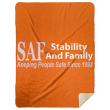 SAF - Premium Mink Sherpa Blanket 60x80