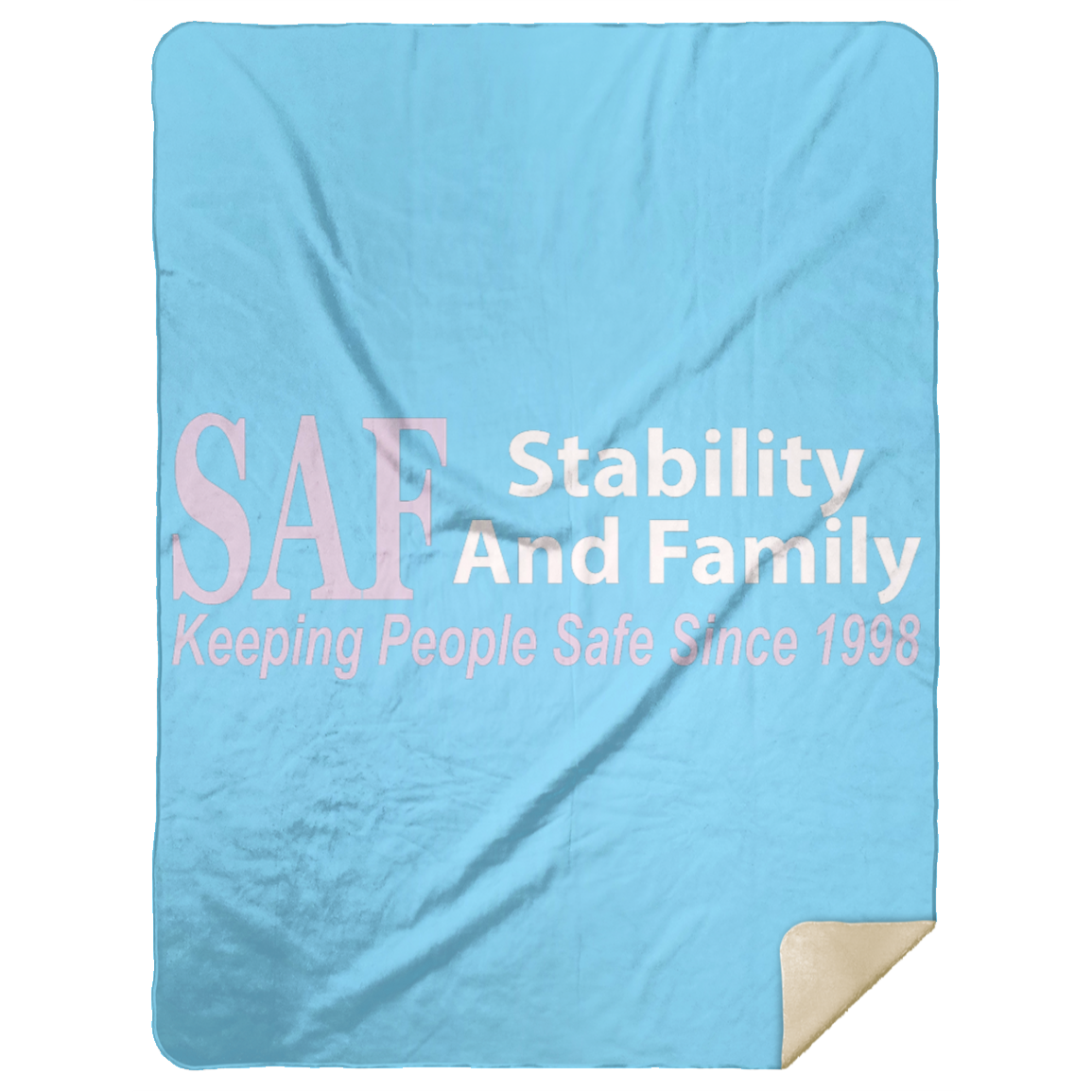 SAF - Premium Mink Sherpa Blanket 60x80