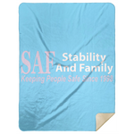 SAF - Premium Mink Sherpa Blanket 60x80