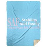 SAF - Premium Mink Sherpa Blanket 60x80
