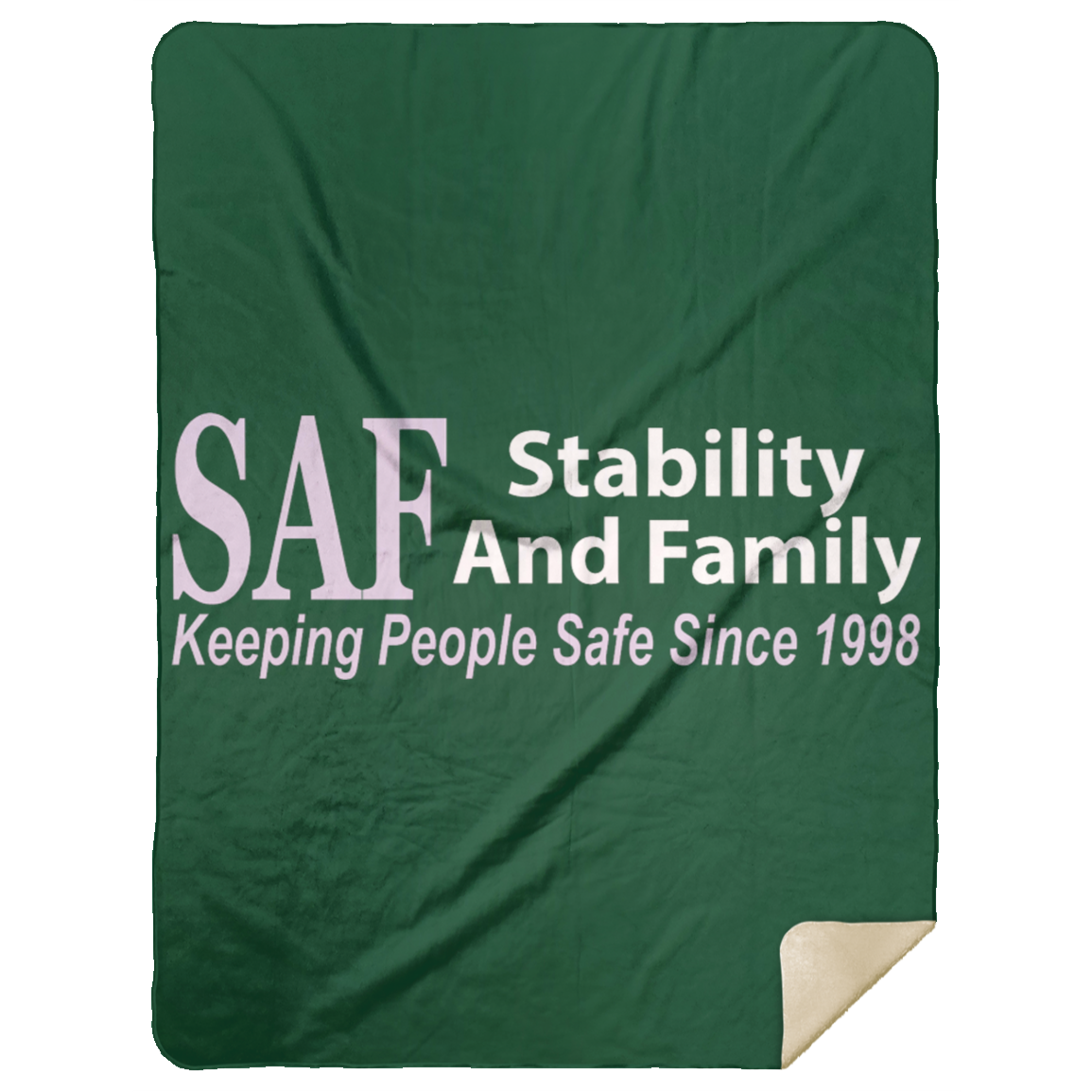 SAF - Premium Mink Sherpa Blanket 60x80