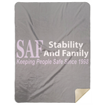 SAF - Premium Mink Sherpa Blanket 60x80