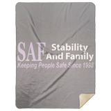 SAF - Premium Mink Sherpa Blanket 60x80