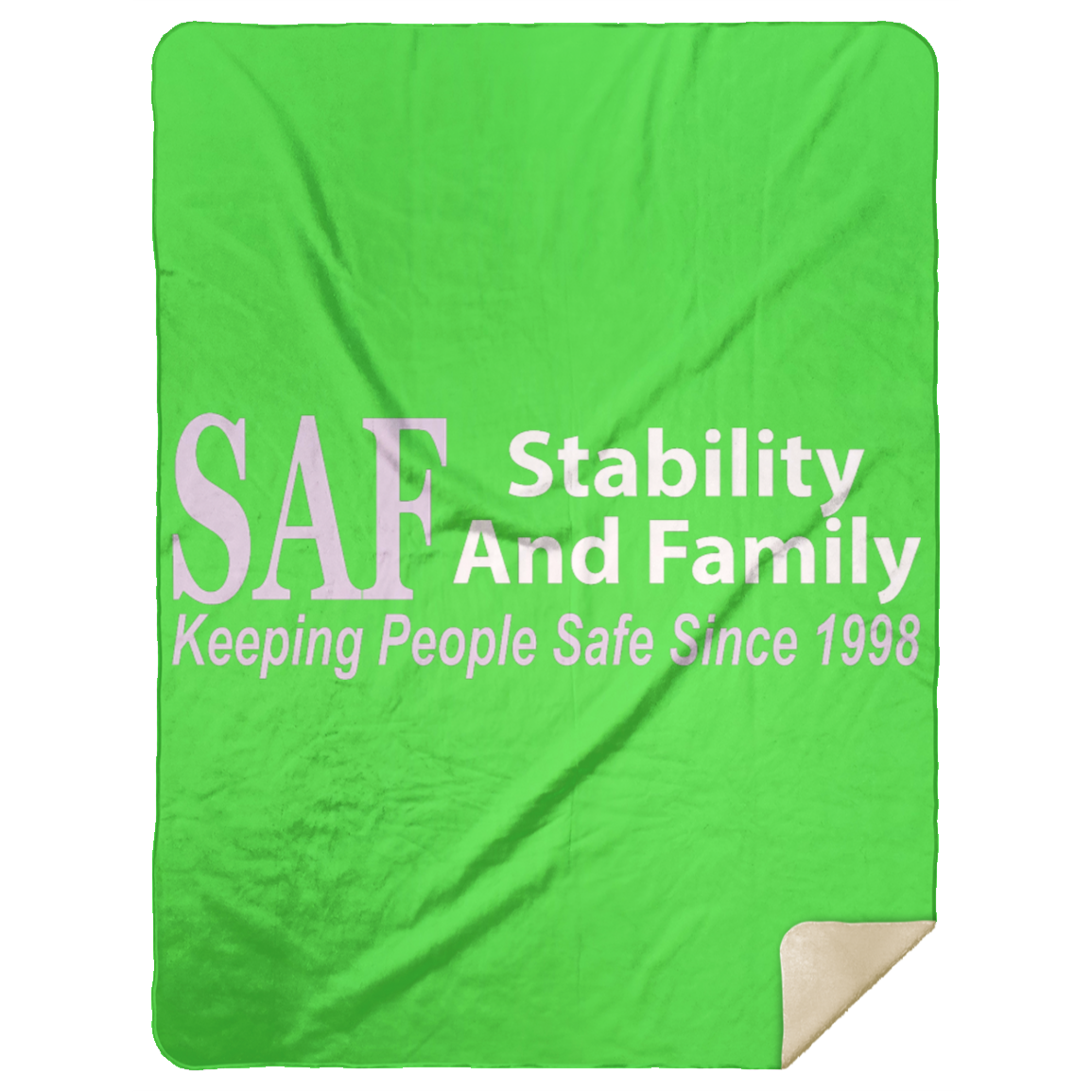 SAF - Premium Mink Sherpa Blanket 60x80