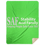 SAF - Premium Mink Sherpa Blanket 60x80