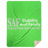 SAF - Premium Mink Sherpa Blanket 60x80