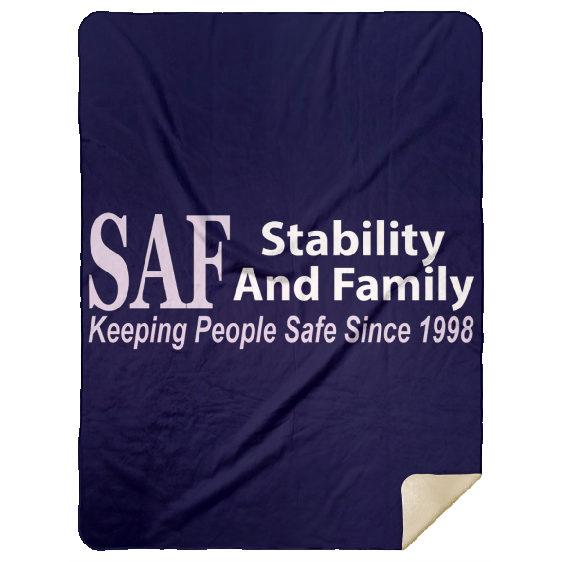 SAF - Premium Mink Sherpa Blanket 60x80