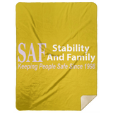 SAF - Premium Mink Sherpa Blanket 60x80