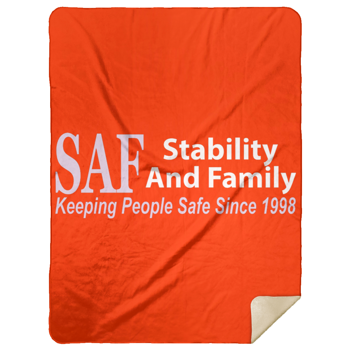SAF - Premium Mink Sherpa Blanket 60x80