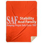 SAF - Premium Mink Sherpa Blanket 60x80