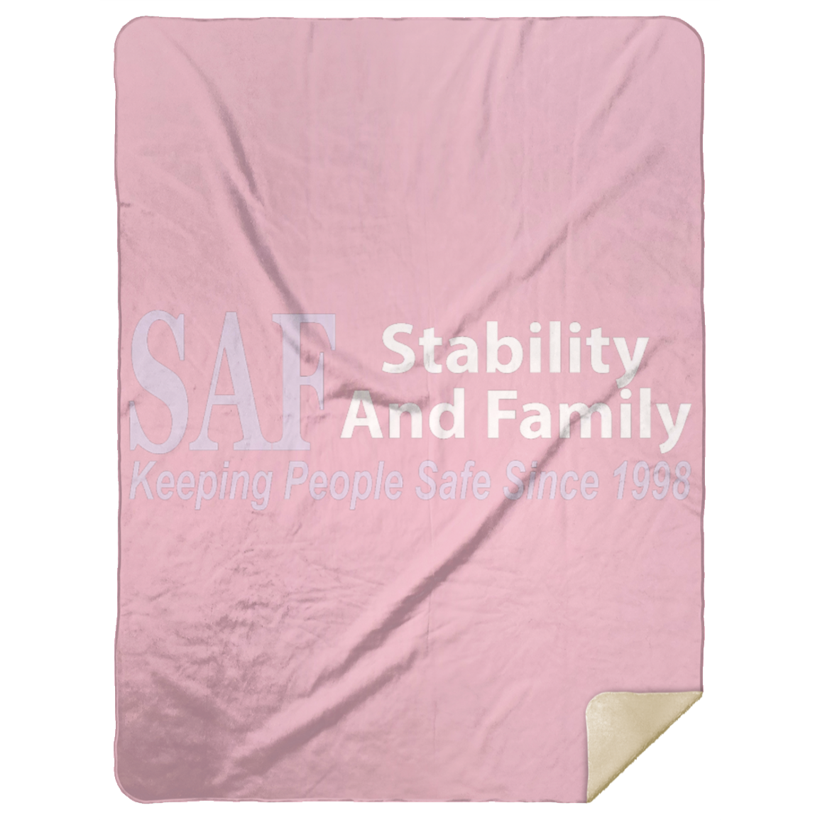 SAF - Premium Mink Sherpa Blanket 60x80