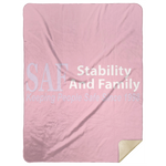 SAF - Premium Mink Sherpa Blanket 60x80