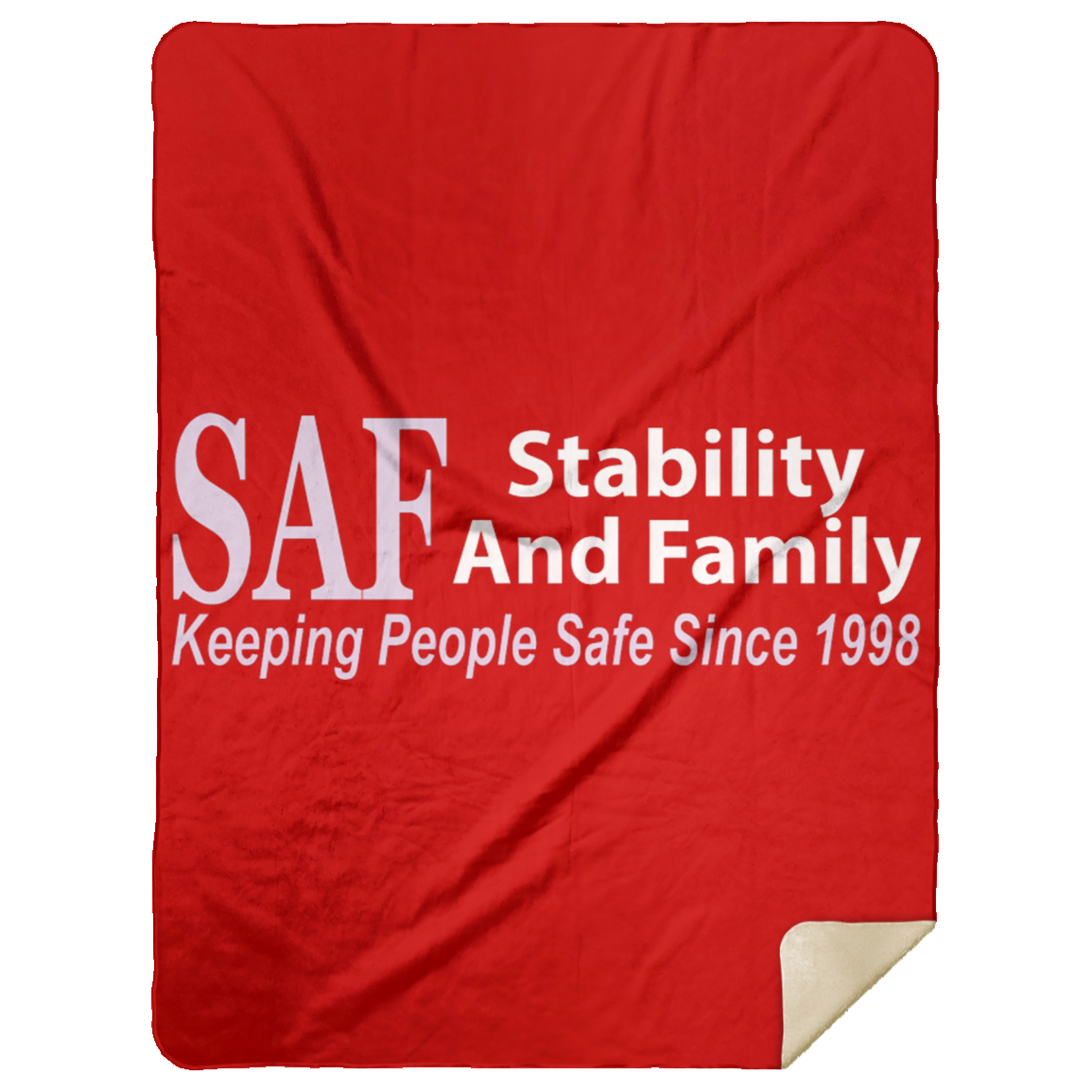 SAF - Premium Mink Sherpa Blanket 60x80