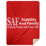 SAF - Premium Mink Sherpa Blanket 60x80