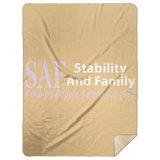 SAF - Premium Mink Sherpa Blanket 60x80