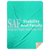 SAF - Premium Mink Sherpa Blanket 60x80