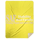 SAF - Premium Mink Sherpa Blanket 60x80