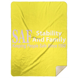 SAF - Premium Mink Sherpa Blanket 60x80