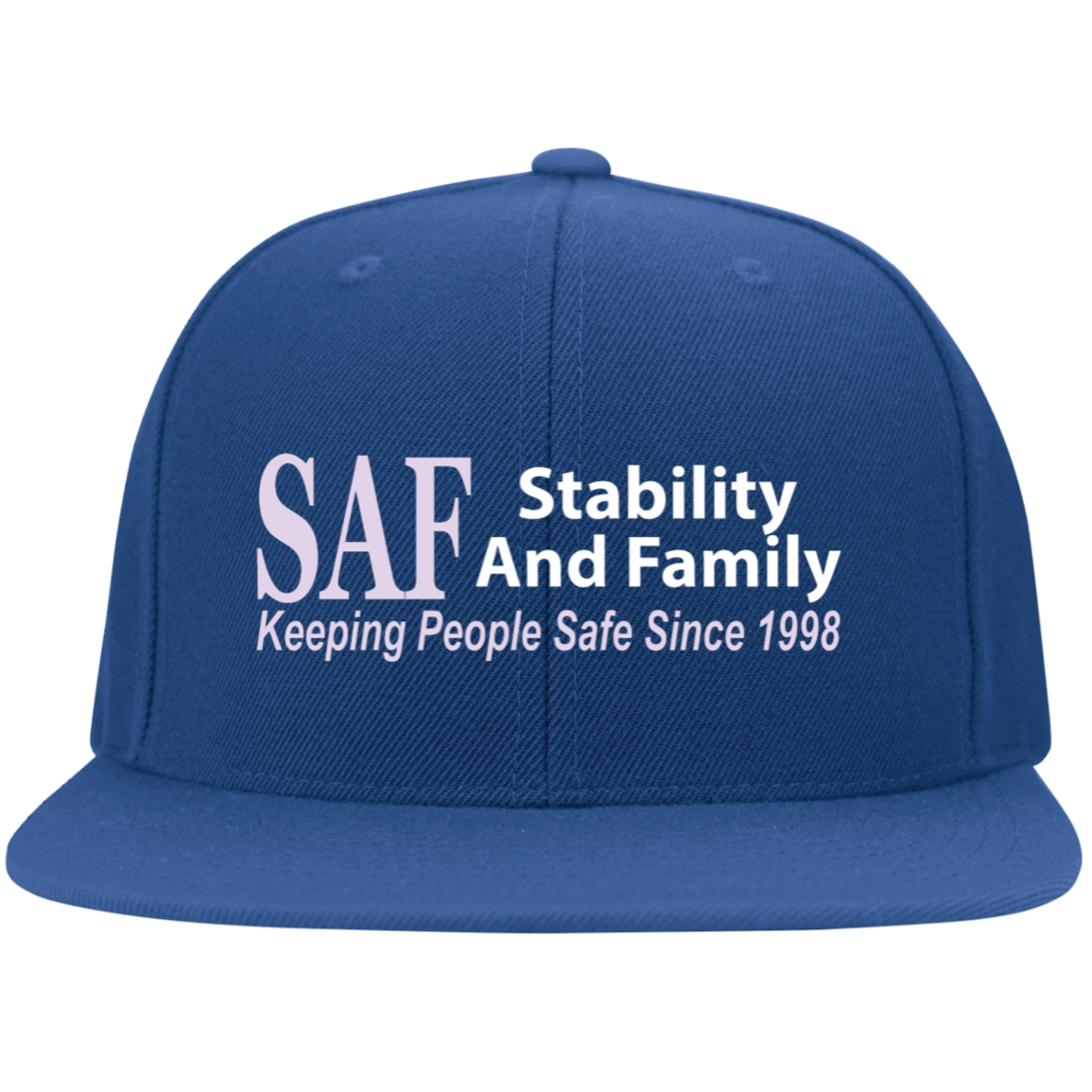 SAF - Flat Bill Twill Flexfit Cap