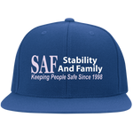 SAF - Flat Bill Twill Flexfit Cap