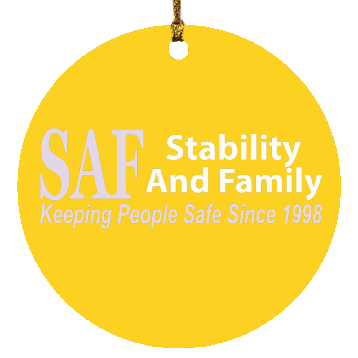 SAF - Circle Ornament