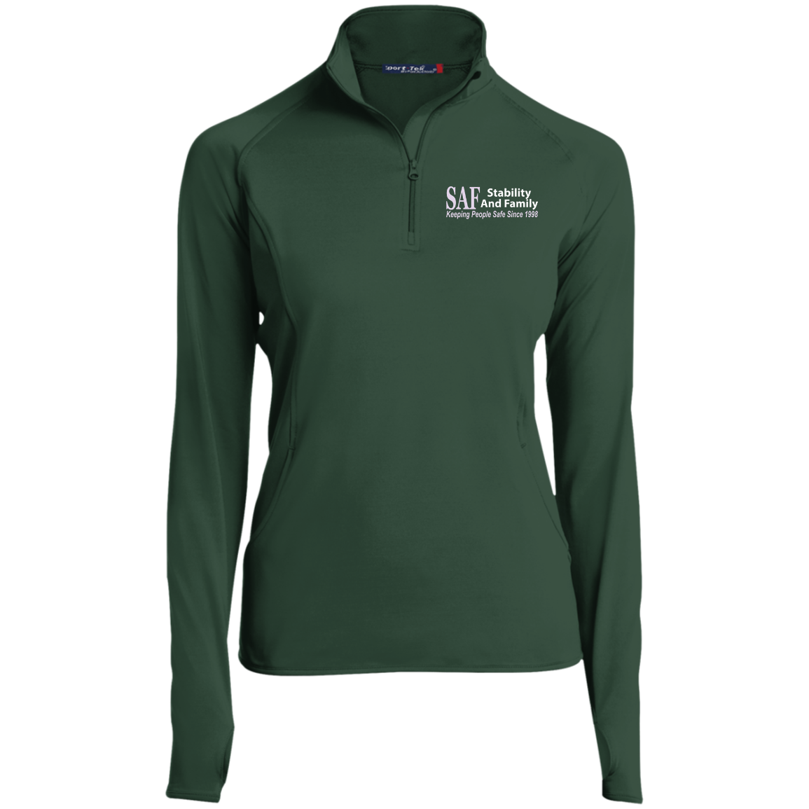 SAF - Women's 1/2 Zip Performance Pullover