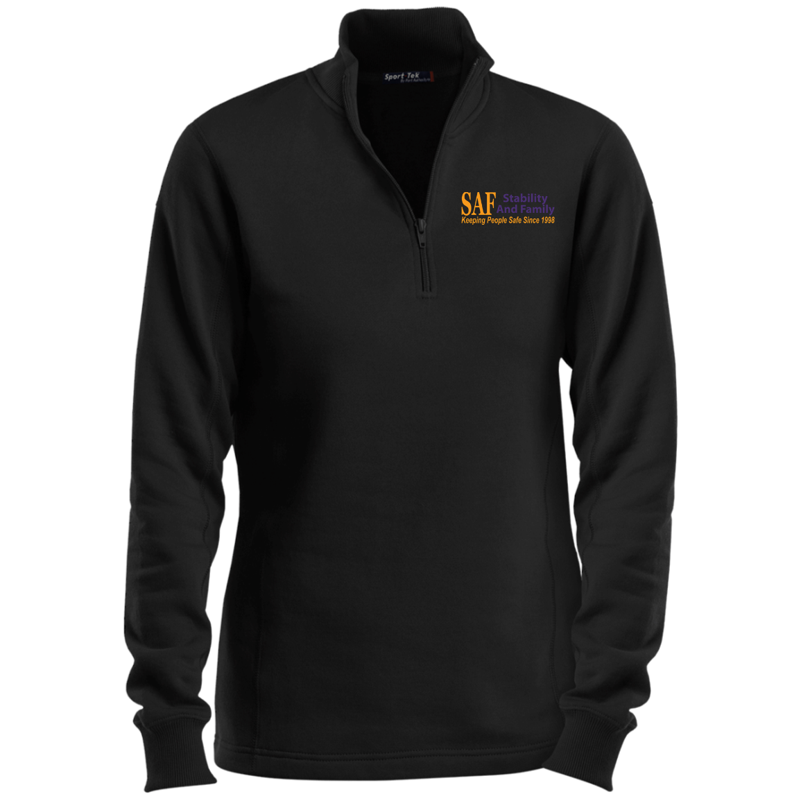 SAF - Ladies' 1/4 Zip Sweatshirt